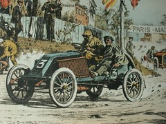 Heinz Wehlisch XX century Renault Race Paris-Madrid 1903
