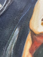 Superman painting BATman Painting- Justice League Alex Ross painting wonder wo