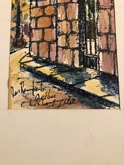Quebec Original Watercolors Paintings Lot Of Three Signed 1969 By Artist