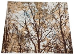 Early Original Dolan Geiman Mixed Media Tree Painting Wood Panel 12×10 Signed 20