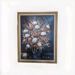 THOMAS PELL ORIGINAL OIL CANVAS „Vase Of Flowers“ PAINTING