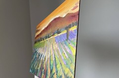 Napa Valley Painting Original Art Oil Painting Vineyard Landscape 10×14″ signed