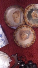 Lion and Tiger Realism Art Painting Small Animals Nature Decor