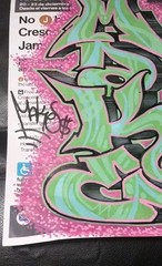 MTA Subway sign – New York City Graffiti – 11 x 17 Inches – Original