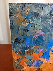 Painting of the famous Ukrainian painter Pavel Guzenko. 27×17 cm. Oil.Canvas.3