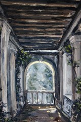 Original oil painting. Oil on board. Signed by artist. 8×10 in. framed