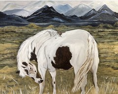 Wild Horse original Canvas Art By Arkansas Artist Leah Smith
