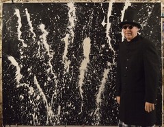 Mark Little original￼, Painting 81” X 62” Extra Large,Abstract,Action￼,PopXL