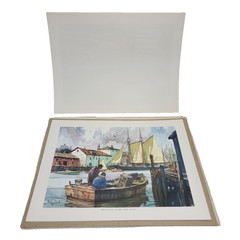 1957 Reproduction Watercolors by Gordan Grant „The Equitable Reminder Calendar“