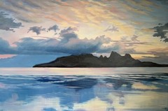 4×6 PRINT of PAINTING RYTA SCOTLAND SCOTTISH LANDSCAPE SEASCAPE SCOTLAND ocean