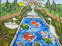 Retaco “The Garden In My Mind” Original Acrylic Art 18×24 Signed 2011 Original