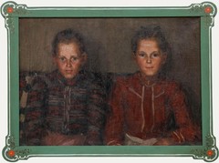 Arthur Terstegen (1882-1915) – 1909 Oil, The Siblings