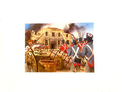 Original Artwork Pen and Ink of The Texas Revolution Battle of the Alamo G2U