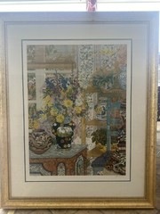 “The Painted Chest” By John Powell: paintings on canvas original framed