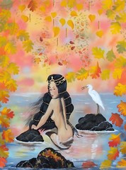 Art, Painting, „Hat 22″ – giclee on canvas 22″x 29“ by Yelena Berzon