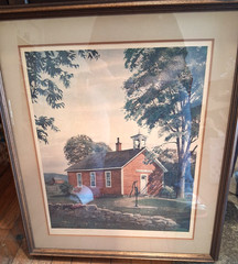 1978 KINLEY SHOGREN PRINT 18″ x 15″ „COUNTRY WATER“ SCHOOL LIMITED, SIGNED