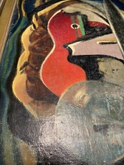 Original Dirk Van Driest Oil On Board “Evolution Of Mankind” 14”x18” – Taos, NM
