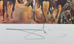 Salvador Dali Signed & Numbered „The Battle of Tétouan“ Lithograph