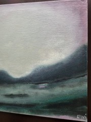 Elvi Original Landscape 8×10 Painting on canvas Panel Modern art