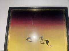 SALVADOR DALI STYLED SURREALISM MINIMALIST ORIGINAL ART VOUGHT BULLFIGHTER