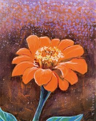 Garden Original Acrylic Painting On 8×10 Canvas Signed By Artist Tiffany Chesser