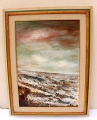 „Mare“ oil painting – artist Silvestri Nada Florence 1975