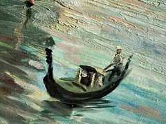 Listed Artist M. MARSHALL Oil/ Canvas ”VENICE” Fine Art Painting 24”x 30” Framed
