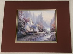 Thomas Kinkade „The Forest Chapel“ 2000 Lithorgraph 13″x10″ Lightpost Publishing