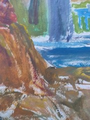 Portrait of the artist PAVLOV. The author is KOSHEL M. I