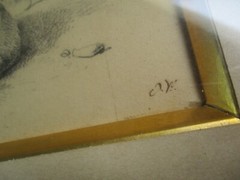 ANTIQUE 19TH CENTURY DRAWING Eugene Verboeckhoven OLD MASTER BELGIAN PORTRAIT