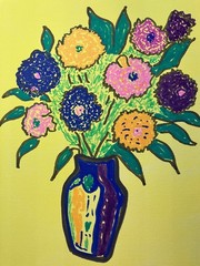 8×10 Acrylic Painting Specialist Flowers Of Your Dreams „Limited Edition“ Just 1
