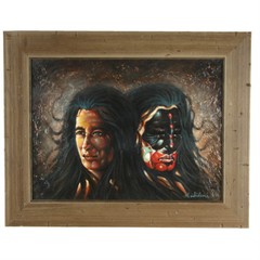 „Transformations“ By Anthony Sidoni Signed Oil Painting on Board 11 3/4″x15 1/2″