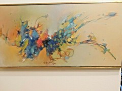 YANG HSING-SHENG (1938- ; China) LISTED ARTIST; ABSTRACT on Canvas; Signed