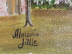 Almarie P. Little (1923-2002) Painting San Francisco Plantation New Orleans