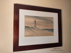 Original Watercolor Lighthouse ca. 1880-1900