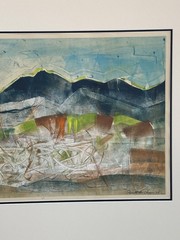 RONALD A CHEE NAVAJO/DINEH ARTIST MIXED MEDIA 1/1 „TAOS RUN“ FRAMED 32″ X 40″