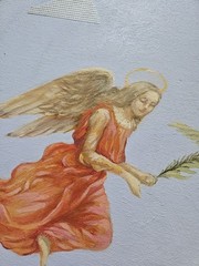 Lithuanian Artist California Multi Media Religious Angels City Skyscrapers…