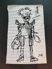NFL Painting Artist Manuel Mane | Pirate | 150cm x 90cm | Large Format