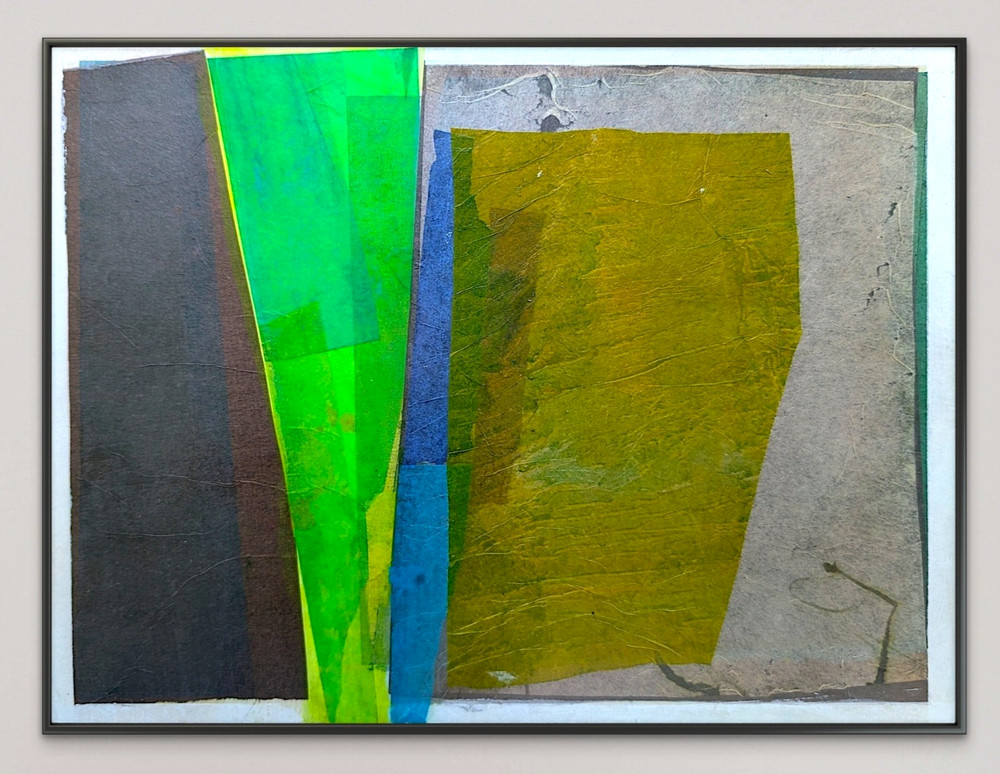 Original Acrylic Painting + Collage on 9×12 inch Art Paper. ‚Urban Density 2‘