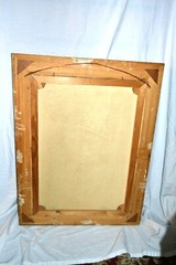 Vintage 1962 Oil Painting Man with the Golden Helmet Rembrandt Copy Gilt Frame