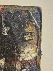 Signed CHUNKY Painted Collage URBAN EXPRESSIONIST CITY ABSTRACT MODERNISM 14×11