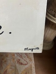 Rene Magritte – Amazing Oil Painting – Signed – Stamped – A1