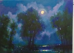 Buck Paulson 20×16 Original Done LIve at PBS Studio, Fargo 2008 Pre-estate Sale