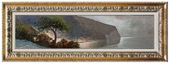ITALY SEASIDE PAINTING AMALFI COAST ORIGINAL COLUCCI ITALIAN peinture tableau