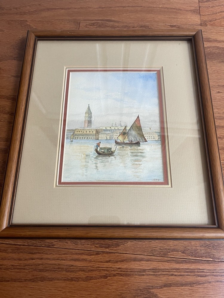 Venice Grande Canal- Matted/ Framed ~11×13”