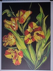 Katinka Matson „The Kiss in Redal Gold“ Original ARTIST PROOF 41″ x 31″