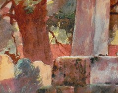 A WAR MEMORIAL WATERCOLOUR c1910 JOHN GUTTERIDGE SYKES BRITISH SCHOOL
