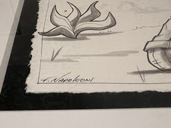 Fabio Napoleoni Original Ink GALLERY FRAMED One Of A Kind