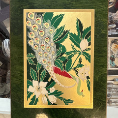 Permaplaque Asian Painting Birds with Flowers Japanese Floral Nature Art