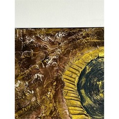 Canvas Painting 16 X 20 Acrylic Hand Painted Earthtones Titled Serenity Signed